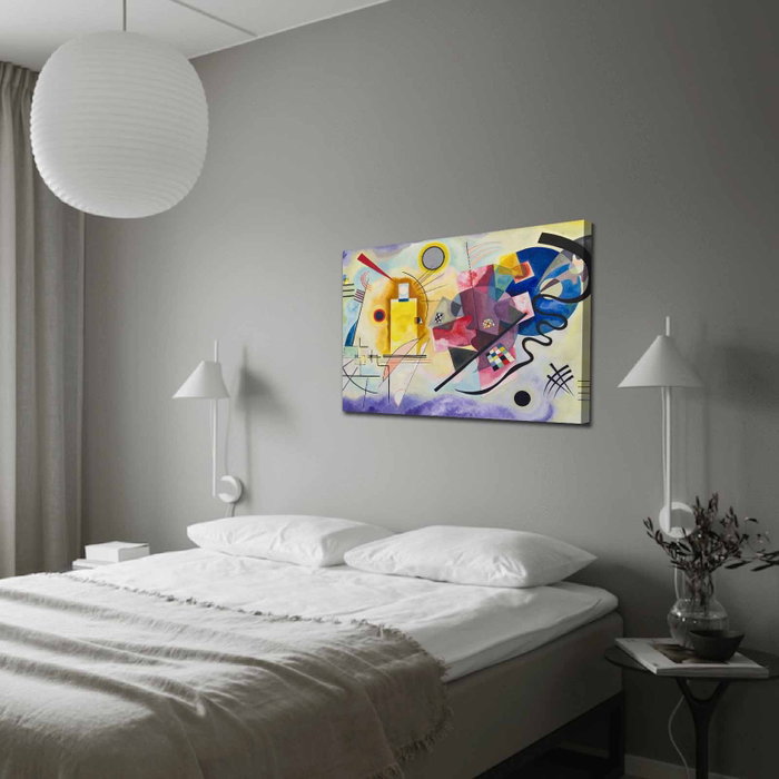 Wallity Lienzo Decorativo Wassily Kandinsky Yellow-Red-Blue 70 x 100 cm Wallity Lienzo Decorativo Wassily Kandinsky Yellow-Red-Blue 70 x 100 cm